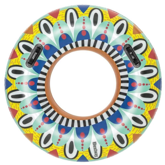 Bestway Opblaasbare zwemband met fiesta-patroon UTMR2280_multicoloured large