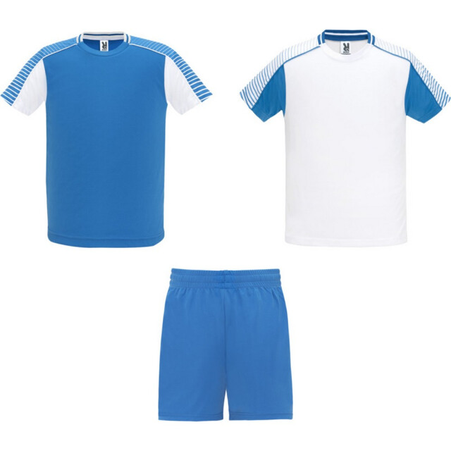 Roly Kinderen/kinderen juve sportset UTPF4423_whiteroyalblue large