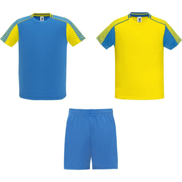 Roly Kinderen/kinderen juve sportset UTPF4423_yellowroyalblue large