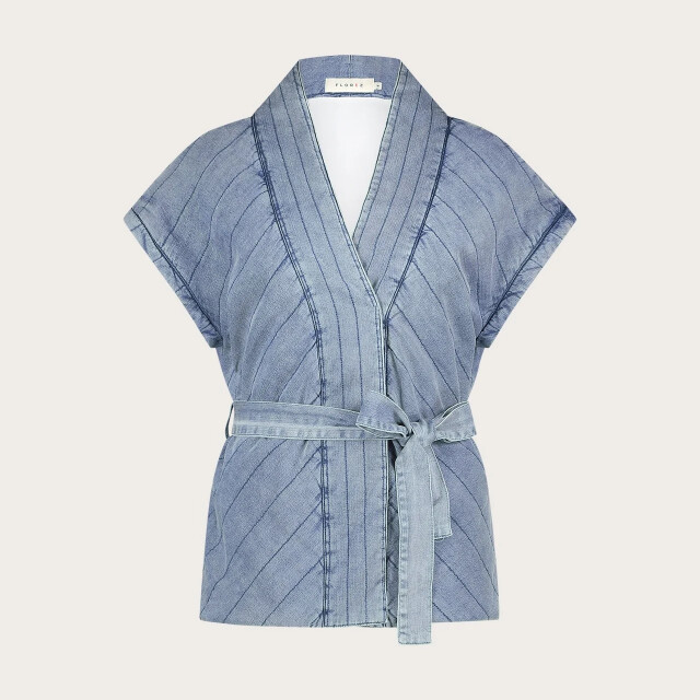 Florèz Cr0112 416 dante gilet light blue CR0112 416 large