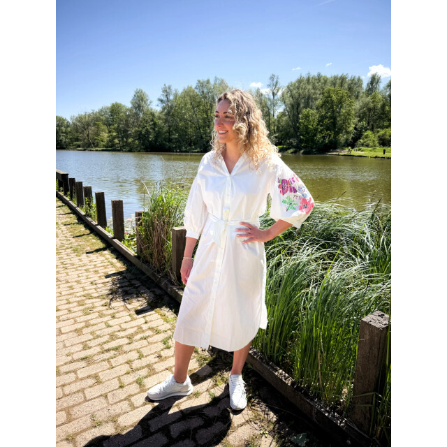CKS 305503 wtm dress droppy white medium 305503 WTM large