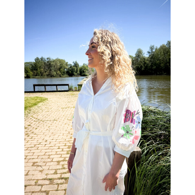 CKS 305503 wtm dress droppy white medium 305503 WTM large