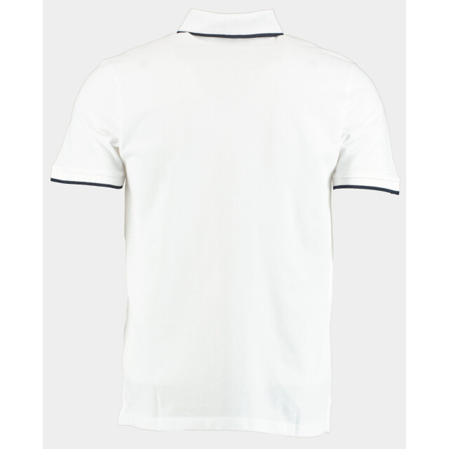 Bos Bright Blue Polo korte mouw polo contrast 2784425/100 white 191038 large