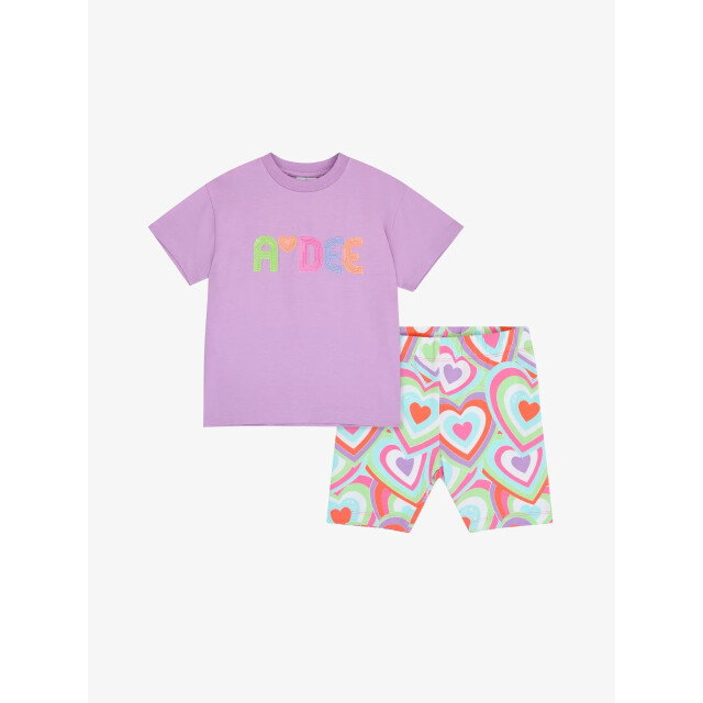 ADee Meisjes set bikershort ellie sweet S253524-3814-SWEET-VIOLET large