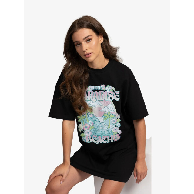 Nikkie Dames jurk paradise t-dress zwart N-5-277-2503-9000 large