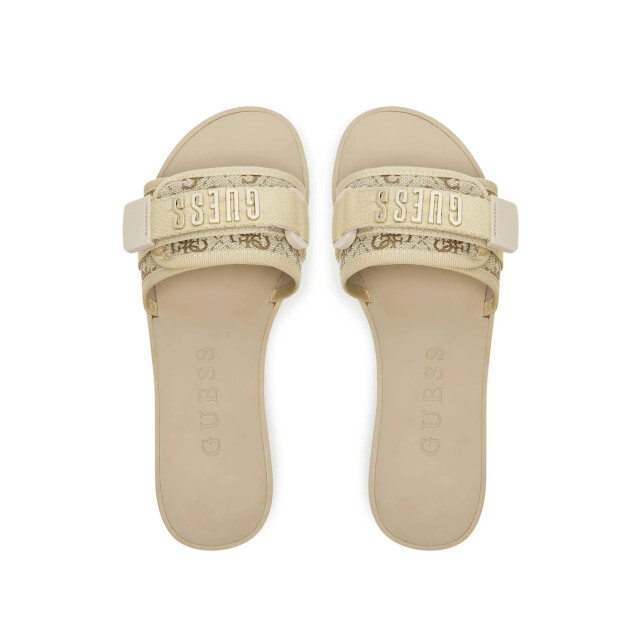 Guess Dames slippers elyze4 FLJELY-LEL19-GOLD large