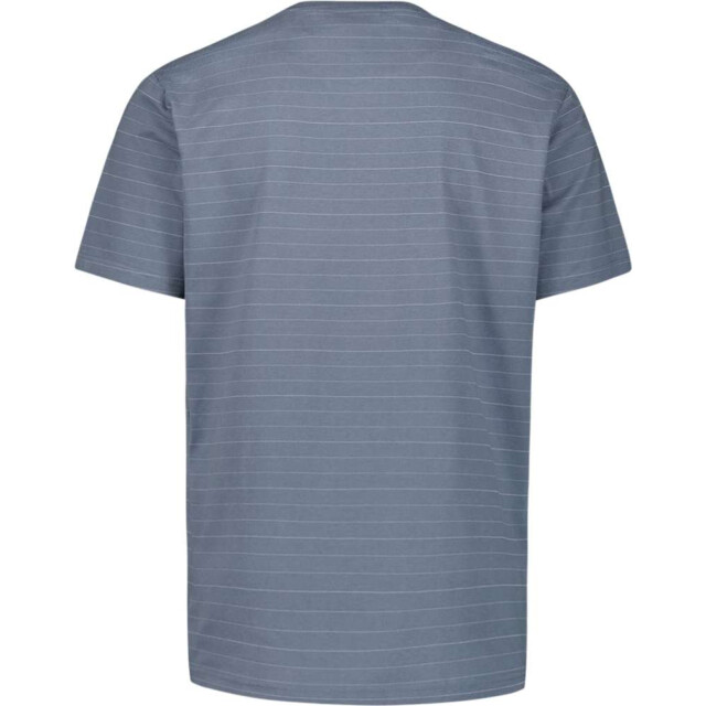 No Excess T-shirt crewneck yarn dyed pin stri washed blue 28340460-137 large