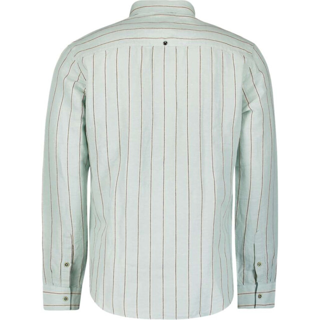 No Excess Shirt vertical stripes with linen ice 27430205-151 large
