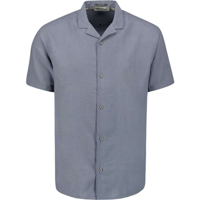 No Excess Shirt short sleeve revers collar so washed blue 28480419-137 large