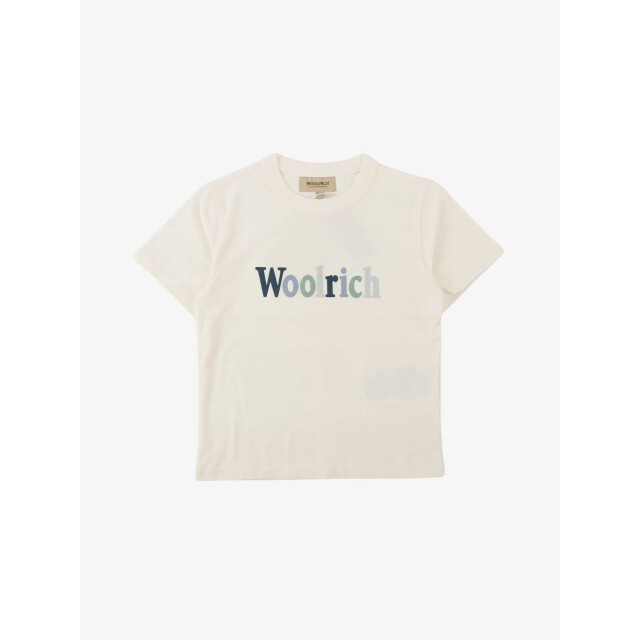 Woolrich Jongens t-shirt multicolor logo CFWKTE0142MRUT1486-8887 large