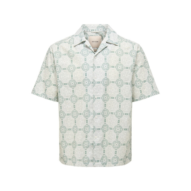Only & Sons Onscaiden reg fit aop shirt dessin 5319.29.0032 large