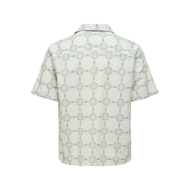 Only & Sons Onscaiden reg fit aop shirt dessin 5319.29.0032 large