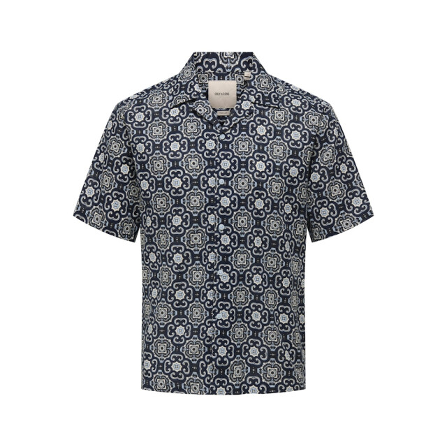 Only & Sons Onscaiden reg fit aop shirt dessin 5319.39.0033 large