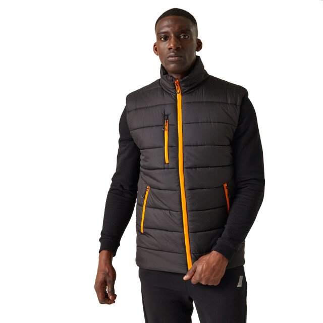 Regatta Thermische bodywarmer voor heren UTRG9318_blackorangepop large Regatta Thermische bodywarmer voor heren UTRG9318_blackorangepop large