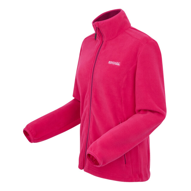 Regatta Dames floreo iv full zip fleece jas UTRG7390_purplesage large
