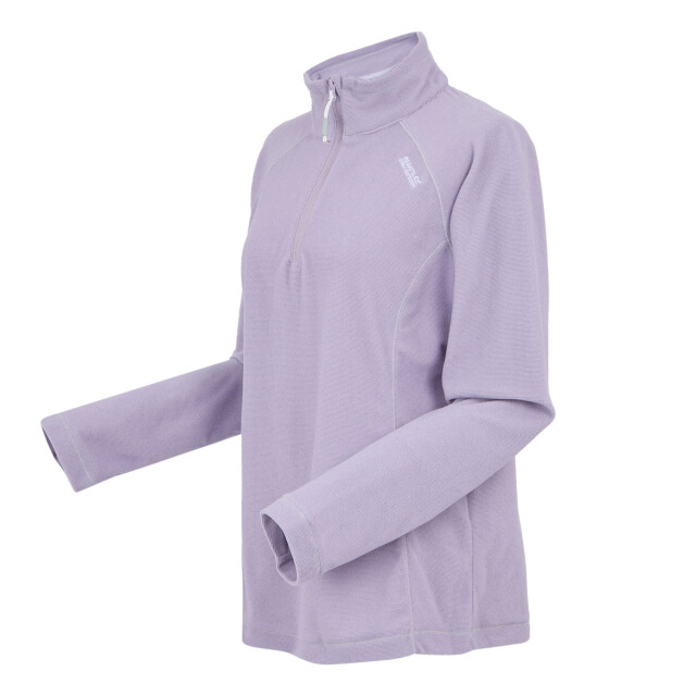 Regatta Geweldige outdoor dames montes half zip fleece top UTRG1953_wisterialilac large