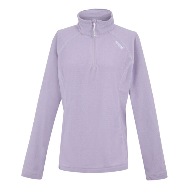 Regatta Geweldige outdoor dames montes half zip fleece top UTRG1953_wisterialilac large