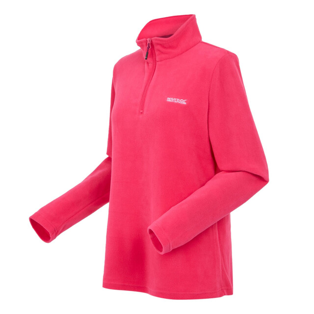 Regatta Geweldige outdoors dames sweetheart 1/4 zip fleece sweater UTRG1248_pop large