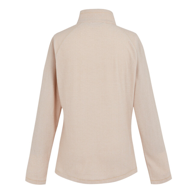 Regatta Geweldige outdoor dames montes half zip fleece top UTRG1953_warmtaupeblancdeblanc large