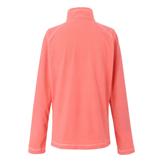 Regatta Geweldige outdoor dames montes half zip fleece top UTRG1953_peachbloomshellpink large