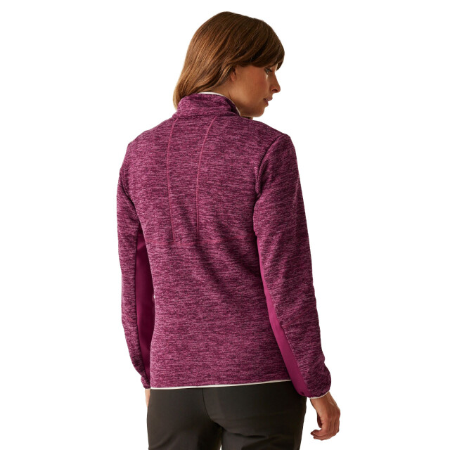 Regatta Dames ralina fleece jas UTRG12045_beaujolaislightvanilla large