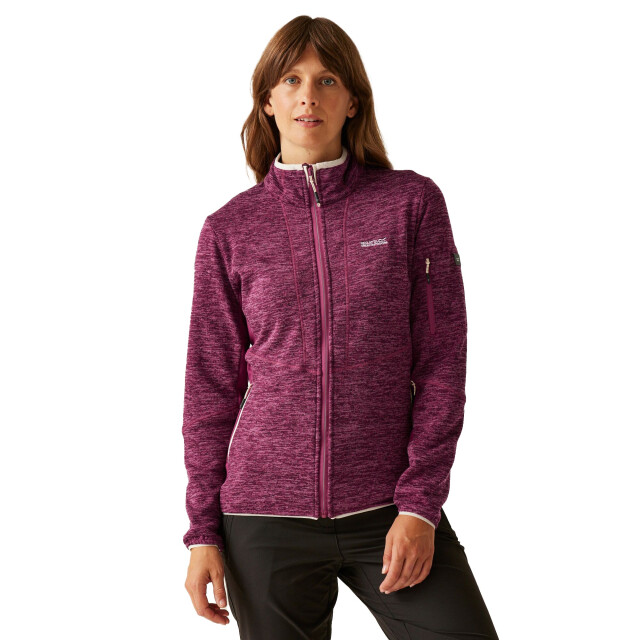 Regatta Dames ralina fleece jas UTRG12045_beaujolaislightvanilla large