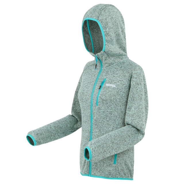 Regatta Dames newhill ii marl full zip hoodie UTRG12002_icymornturquoise large Regatta Dames newhill ii marl full zip hoodie UTRG12002_icymornturquoise large