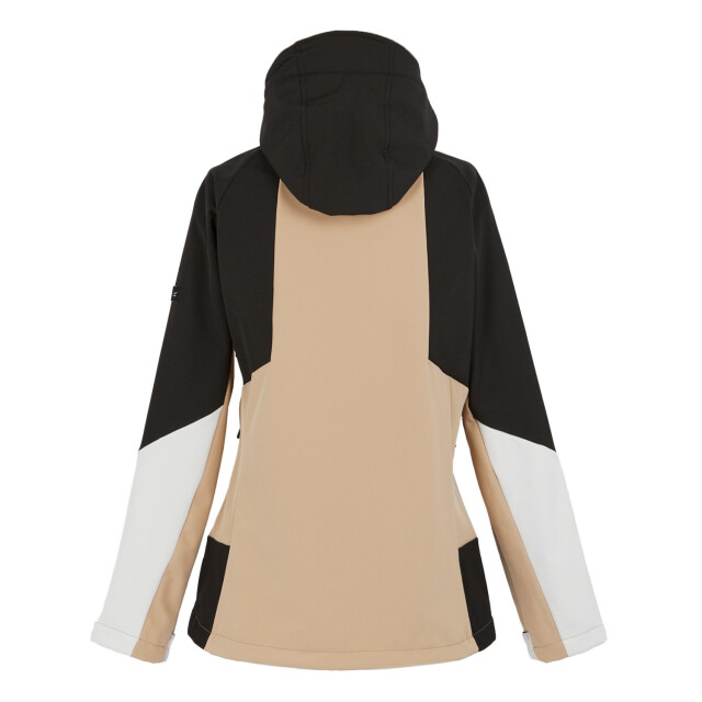 Regatta Dames desoto x soft shell jas UTRG12019_blackwarmtaupe large