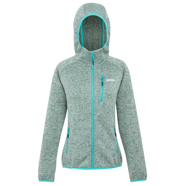 Regatta Dames newhill ii marl full zip hoodie UTRG12002_icymornturquoise large Regatta Dames newhill ii marl full zip hoodie UTRG12002_icymornturquoise large