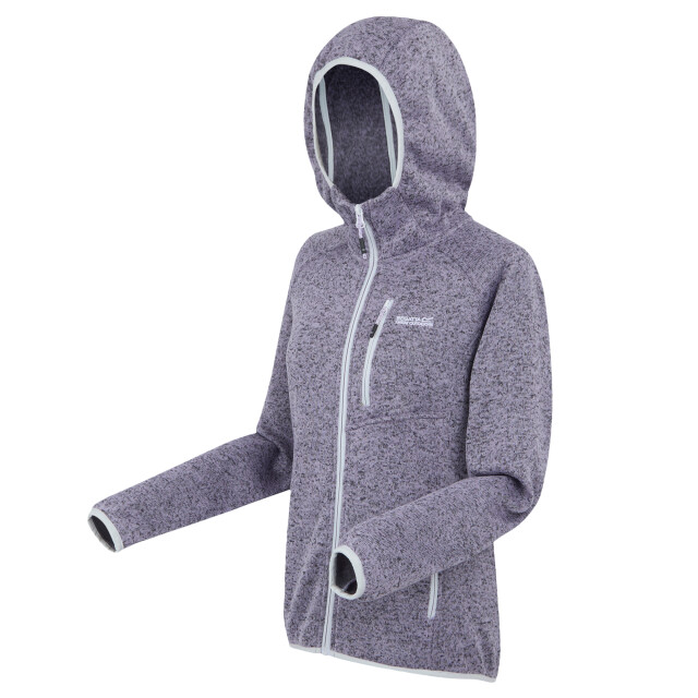 Regatta Dames newhill ii marl full zip hoodie UTRG12002_wisterialilachint large Regatta Dames newhill ii marl full zip hoodie UTRG12002_wisterialilachint large
