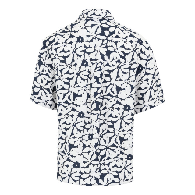 Regatta Dames salise bloemen lichtgewicht shirt UTRG11915_navywhite large