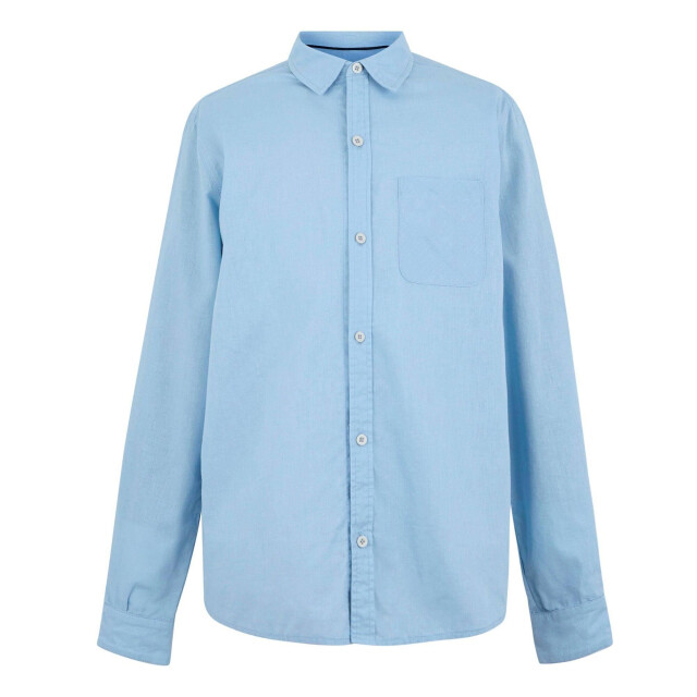 Regatta Heren loran shirt met lange mouwen UTRG11588_chambrayblue large
