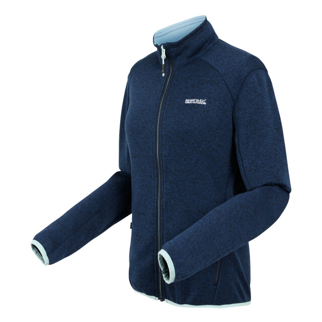 Regatta Dames newhill ii full zip fleecejack UTRG11446_navyicymorn large Regatta Dames newhill ii full zip fleecejack UTRG11446_navyicymorn large