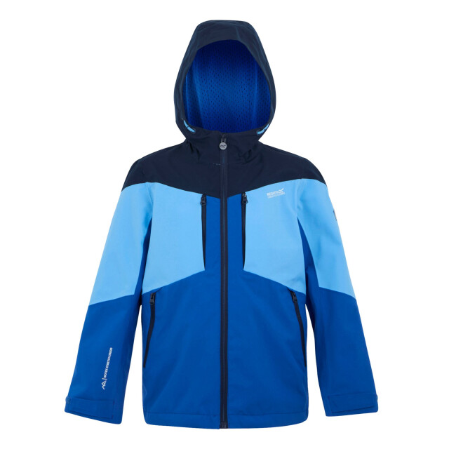 Regatta Kinder/kinder highton vi waterdichte jas UTRG11444_sealgreycloudygreyblack large