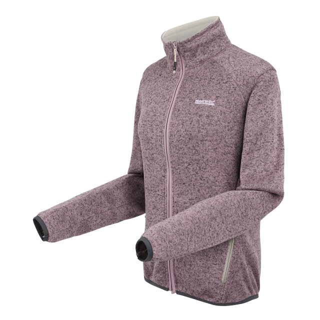 Regatta Dames newhill ii full zip fleecejack UTRG11446_lilaslightvanilla large Regatta Dames newhill ii full zip fleecejack UTRG11446_lilaslightvanilla large