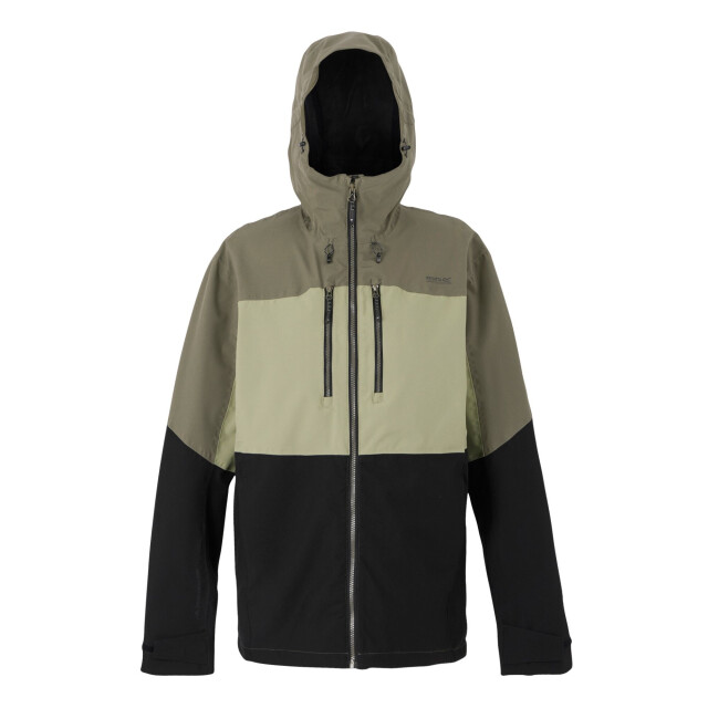 Regatta Maland ii waterdichte jas heren UTRG11363_goldensandtreetopblack large