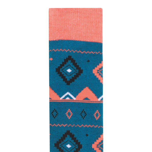 Dare2b Fair isle kindersokken UTRG11379_kingfisherblueorangerust large