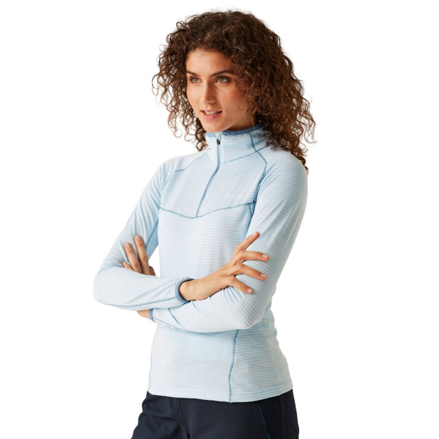 Regatta Dames yonder ii half zip fleece top UTRG11271_clearsky large