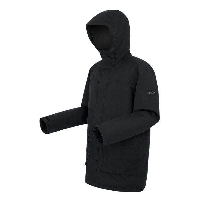 Regatta Heren ezdale waterdichte geïsoleerde jas UTRG11274_blackmarlblack large