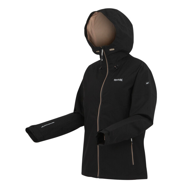Regatta Dames wentwood ix effen 3 in 1 jas UTRG11268_blackwarmtaupe large