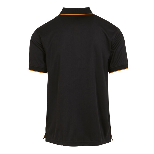 Regatta Herenpolo met korte mouwen UTRG10810_blackorangepop large