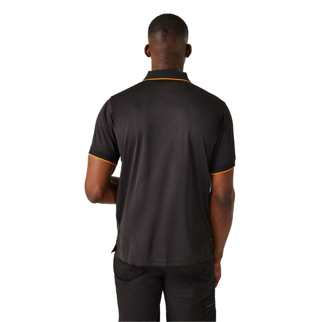 Regatta Herenpolo met korte mouwen UTRG10810_blackorangepop large