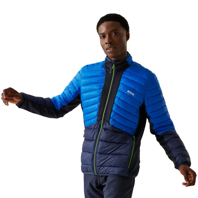 Regatta Heren leedre colour block hybride jas UTRG10942_olympianbluenavy large Regatta Heren leedre colour block hybride jas UTRG10942_olympianbluenavy large
