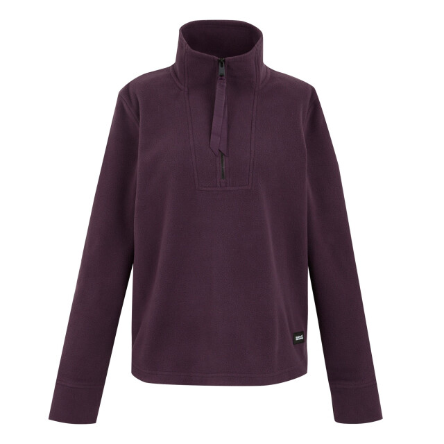 Regatta Dames juliette half zip fleece top UTRG10899_deepplum large