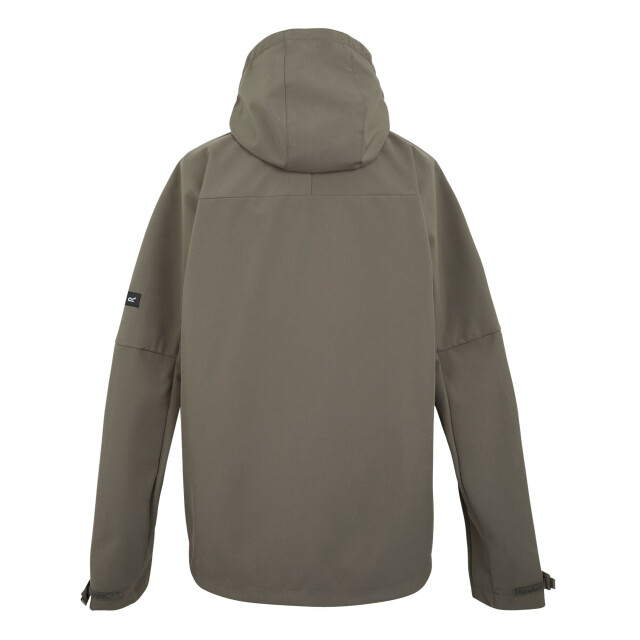 Regatta Heren arana waterdichte soft shell jas UTRG10665_treetopblack large Regatta Heren arana waterdichte soft shell jas UTRG10665_treetopblack large
