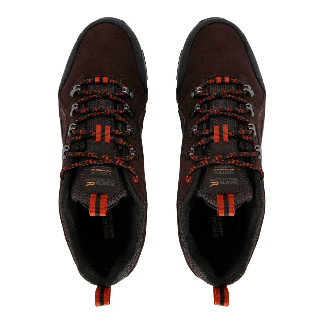 Regatta Heren vendeavour suede lage sportschoenen UTRG10782_peatblazeorange large