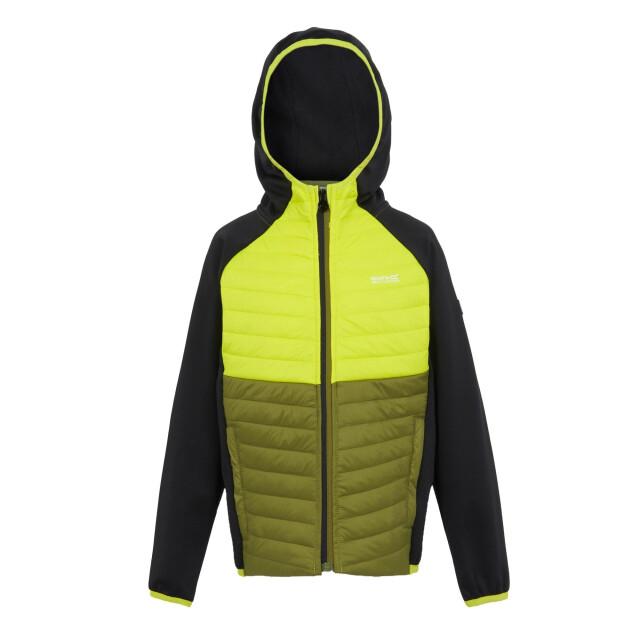 Regatta Kinders/kids kielder viii hybride jas UTRG9921_blackcitronlime large
