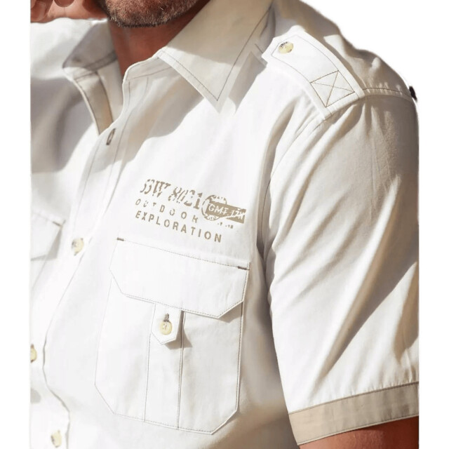 Atlas For Men Heren pilotenhemd UTAF819_white large