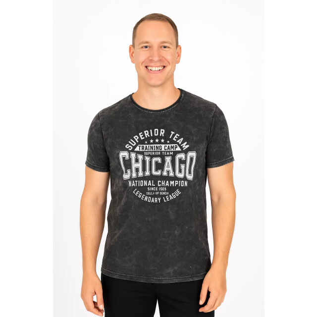 X-Name Italianstyle heren t-shirt - ronde hals chicago XN-86334-DG large