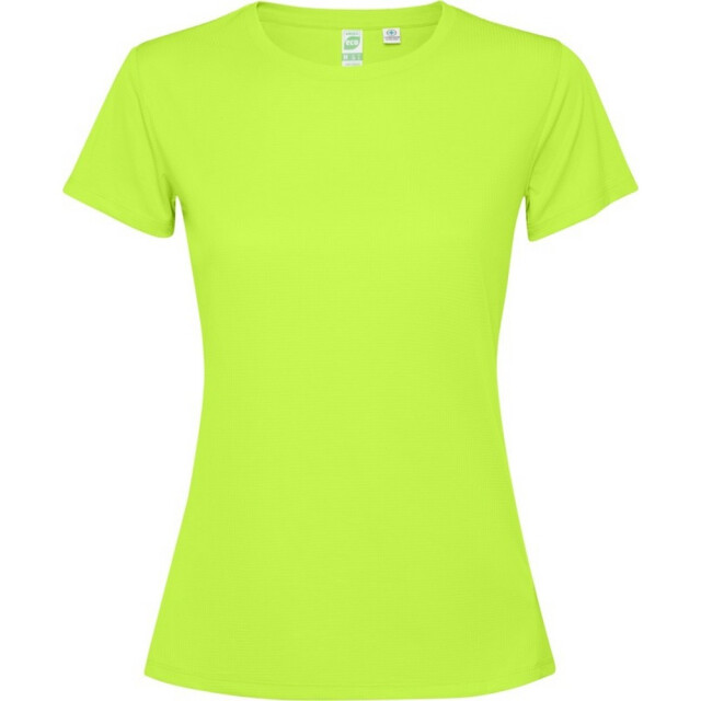 Roly Dames estoril t-shirt met korte mouwen UTPF4738_fluorescentgreen large